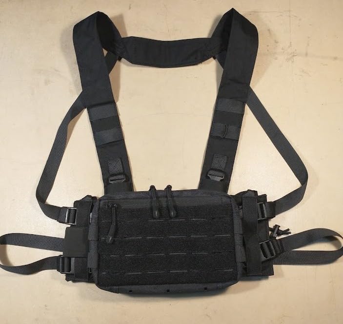 Outdoor Adventure Vest - กระเป๋าคาดหน้าอกสำหรับผู้ชาย, กระเป๋าใส่เหยื่อตกปลา, กระเป๋าใส่อุปกรณ์ตกปลา, กระเป๋าคาดเอวสำหรับเดินป่า ตั้งแคมป์ ปั่นจักรยาน