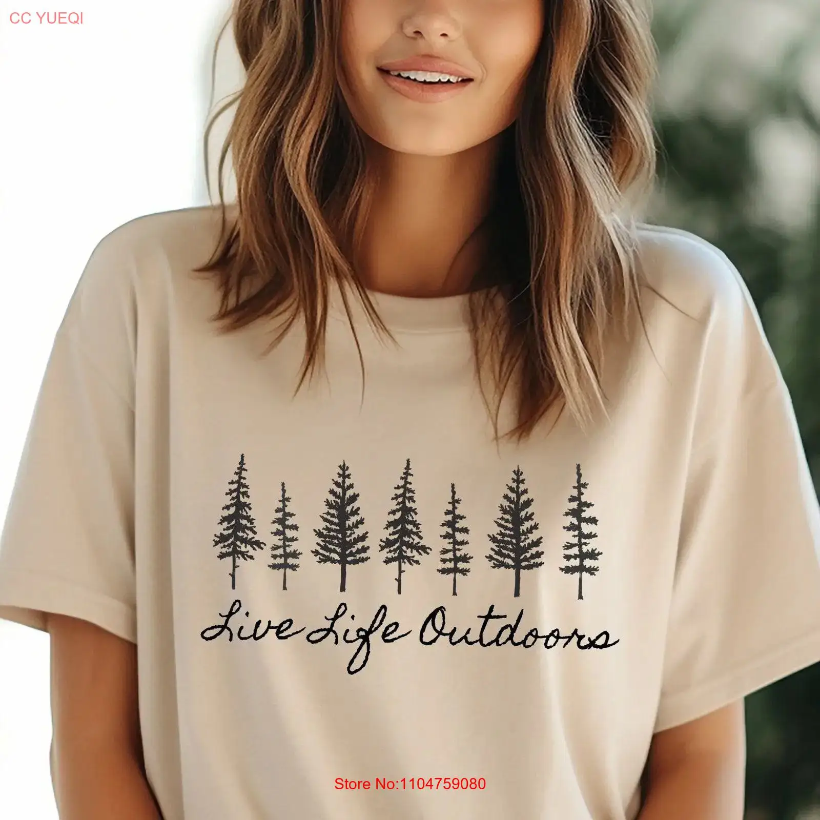 Outdoor Adventure North West - เสื้อยืดแคมป์ปิ้ง ใช้ชีวิตกลางแจ้ง เดินป่า สำหรับผู้หญิง สำรวจคนรักกิจกรรมกลางแจ้ง ผจญภัยในแปซิฟิก