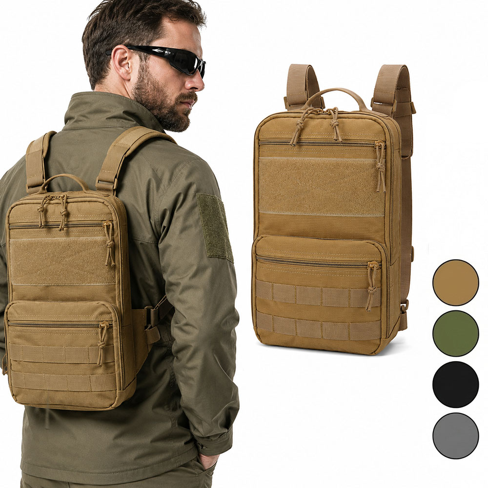 Outdoor Adventure Vest - กระเป๋าเป้สะพายหลัง MOLLE แบบยุทธวิธี กันน้ำ ถอดประกอบได้ สำหรับกิจกรรมกลางแจ้ง
