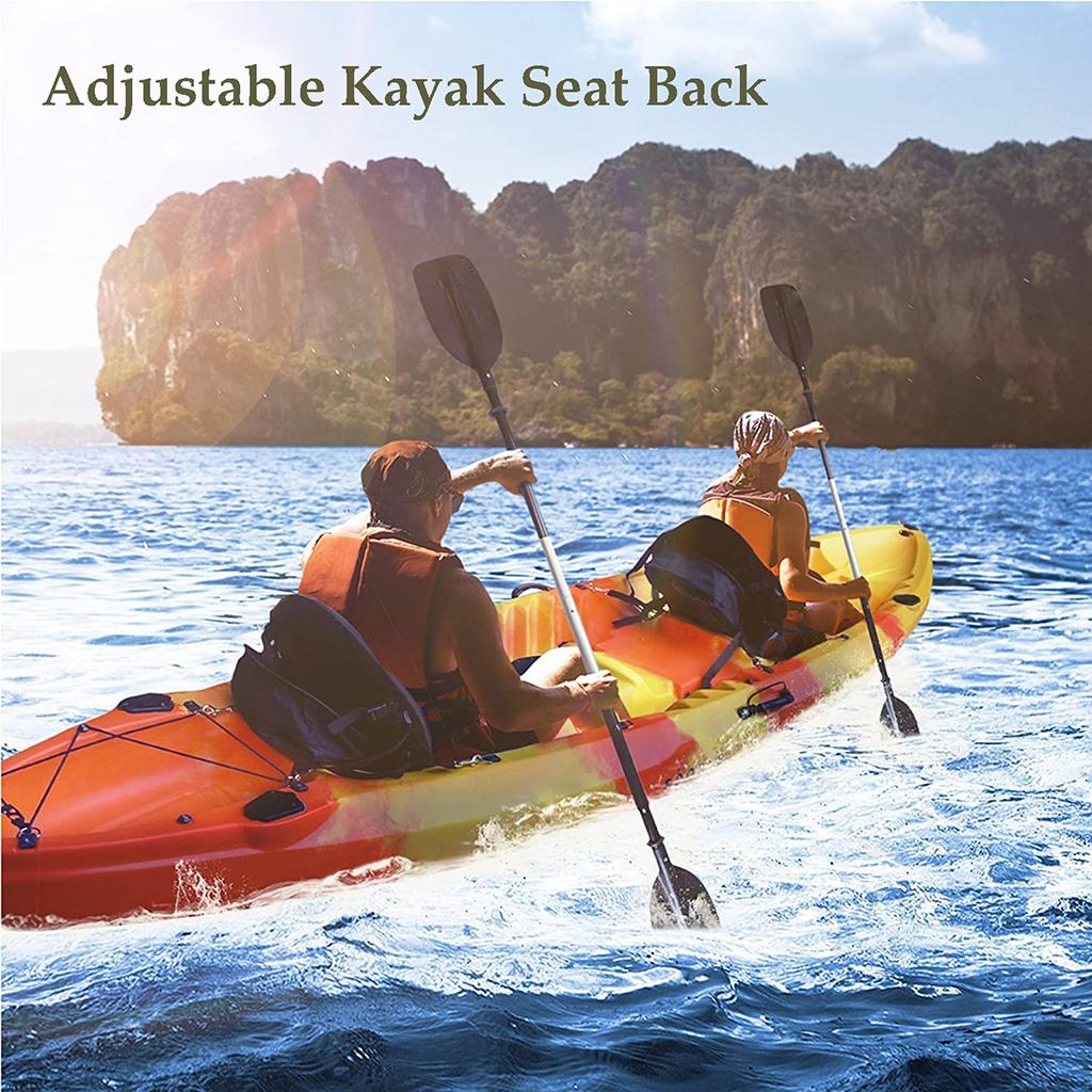 Outdoor Adventure Kayak - เบาะพนักพิงเรือเป่าลมสำหรับเด็ก เบาะนั่งเรือคายัค ทนทาน ทำจากไนลอน ปรับระดับได้ เหมาะสำหรับการผจญภัยกลางแจ้งด้วยเรือแคนู