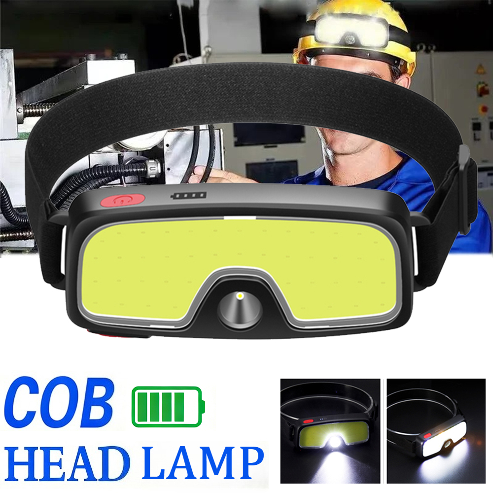ไฟหน้าแบบ COB อันทรงพลังประเภท - Headlamp Waterproof Rechargeable บทวิจารณ์และราคา