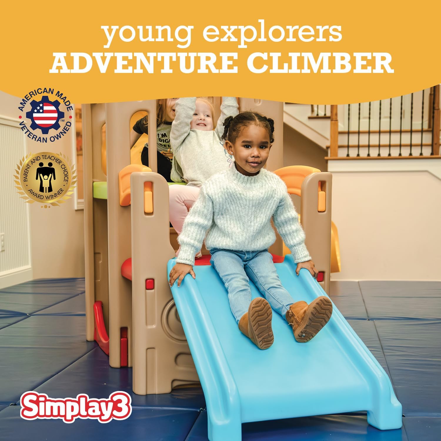 ชุดปีนป่ายและสไลด์สำหรับนักสำร - Outdoor Adventure For Toddlers บทวิจารณ์และราคา