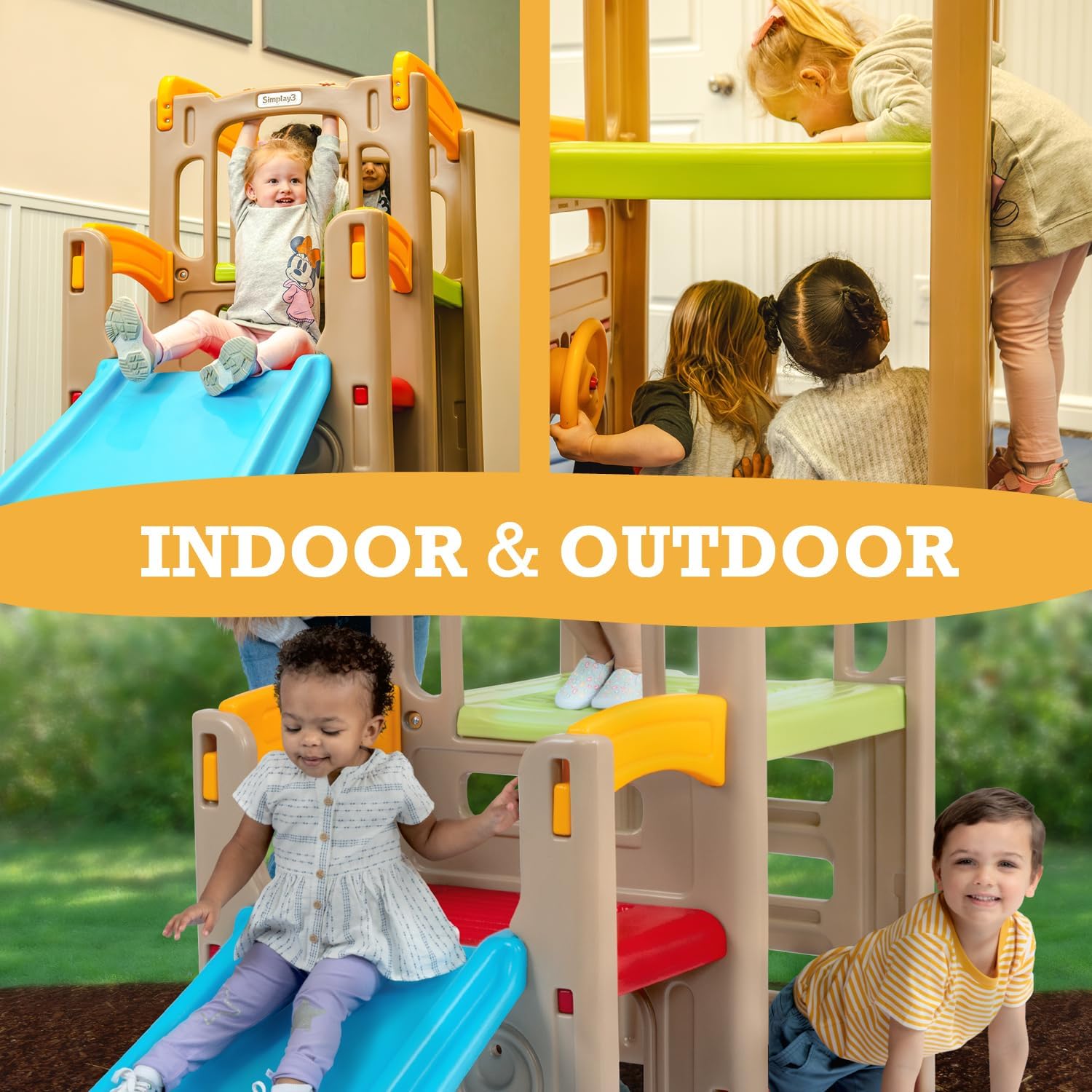 ชุดปีนป่ายและสไลด์สำหรับนักสำร - Outdoor Adventure For Toddlers บทวิจารณ์และราคา