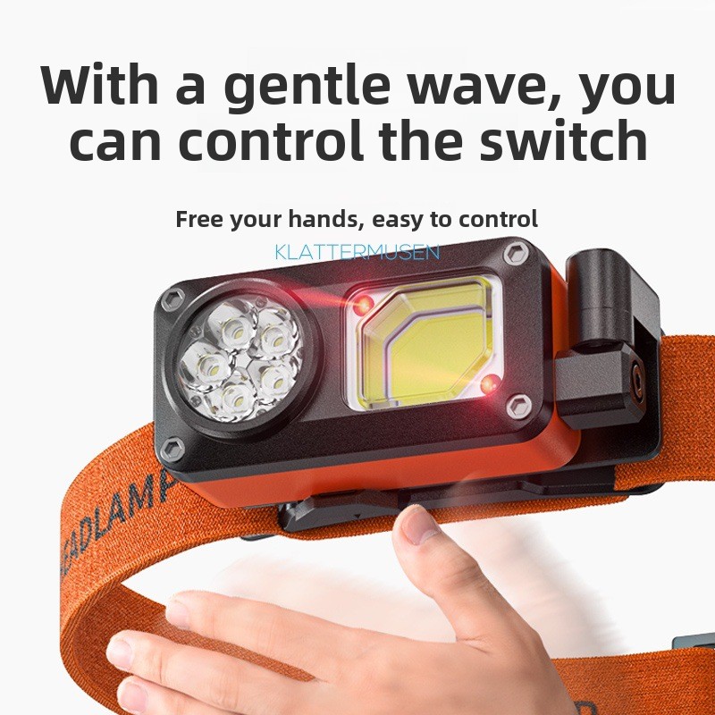 ไฟฉายคาดศีรษะสำหรับตกปลาตอนกลา - Headlamp Waterproof Rechargeable บทวิจารณ์และราคา