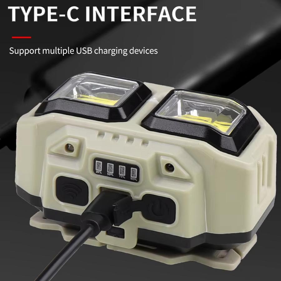 COB LED ไฟหน้าแบบชาร์จไฟได้, ไ - Headlamp Waterproof Rechargeable บทวิจารณ์และราคา