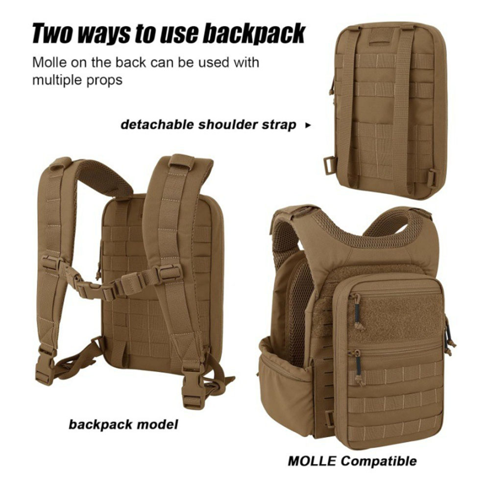 กระเป๋าเป้สะพายหลัง MOLLE แบบย - Outdoor Adventure Vest บทวิจารณ์และราคา